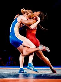 Image result for Man vs Woman Freestyle Wrestling