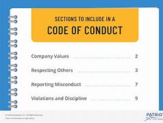 Image result for Code of Conduct