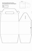 Image result for Cardstock Gable Box Template