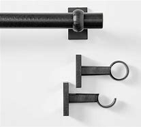 Image result for Curtain Rod Wall Brackets