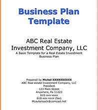 Image result for Real Estate Investing Business Plan
