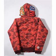 Image result for White and Red BAPE Jacket