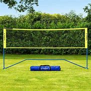 Image result for Outdoor Badminton Net and Posts