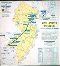 Image result for NJ Turnpike Map