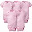 Image result for Pink Baby Onesie
