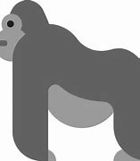 Image result for Gorilla Emoji No Background