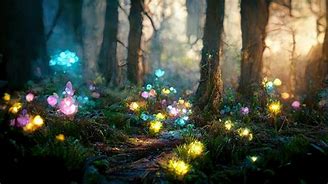 Image result for Glowing Magical Forest