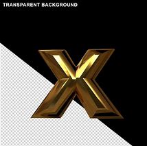 Image result for Letter X Black and Gold