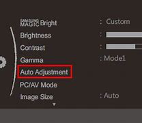 Image result for Auto Adjustment Screen