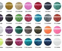 Image result for Glitter Cut Sizes