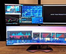 Image result for Samsung 49 Curved Monitor White