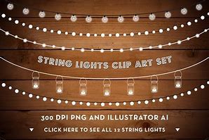 Image result for Transparent Christmas Lights Clip Art