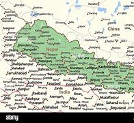 Image result for Nepal Border Map