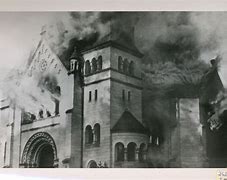 Image result for Burning Synagogue
