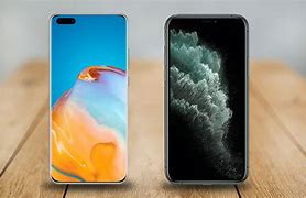 Image result for Huawei P-40 Pro vs iPhone 11 Pro Max Selfie