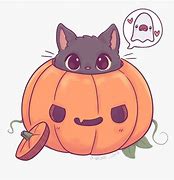Image result for Halloween Cat Face Cartoon