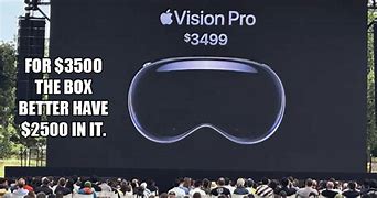 Image result for Apple Vision Pro Storage Meme