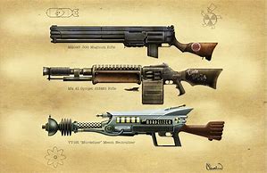 Image result for Fallout Gun Drawings