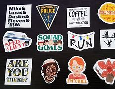 Image result for Stranger Things Stickers Printable