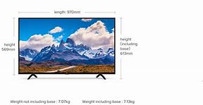 Image result for 50 Inch TV Size Comparison