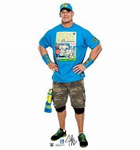 Image result for John Cena T-Shirt Blue