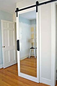 Image result for Barn Door with Mirror