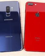 Image result for Sumsung S9 vs iPhone 7Plus