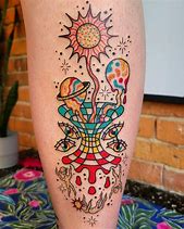 Image result for Trippy Tattoo Art