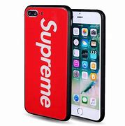 Image result for Yellow iPhone 8 Plus Supreme Case