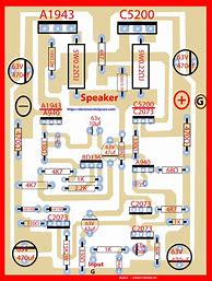 Image result for Audio Amplifier Schematic