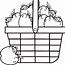 Image result for Apple Basket Coloring Template Free