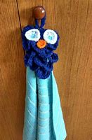 Image result for Crochet Dish Towel Holder Free Patterns