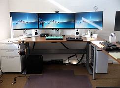 Image result for Computer Desk Setup