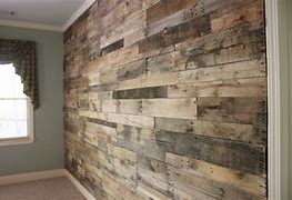 Image result for Reclaimed Wood Accent Wall