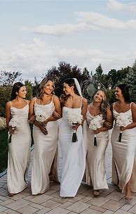 Image result for Champagne Bridesmaid Dresses