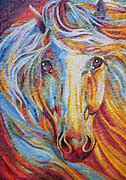 Image result for Horse Mosaic Artwork