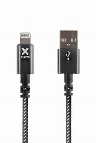 Image result for USB to Lightning Cable Red White
