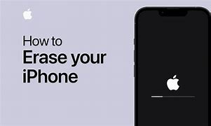 Image result for How Do You Erase an iPhone