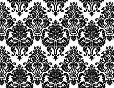 Image result for Black White and Silver Wallpaper Damask