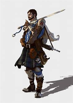 ArtStation - Daniel the post-apocalyptic Highlander