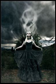 Image result for Gothic Witch Black and White