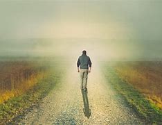 Image result for Person Walking towards Light