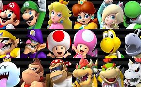 Image result for All Characters in Mario Kart Wii
