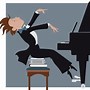 Image result for Piano Player Cartoon
