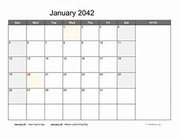 Image result for 2042 Calendar