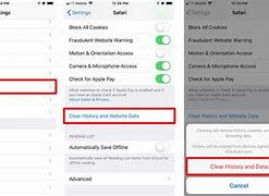 Image result for How to Clear Browsing Data On iPhone