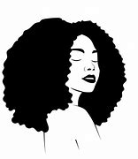 Image result for Afro Woman Face Silhouette