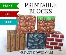 Image result for Minecraft Papercraft Crafting Table