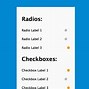 Image result for html radio button