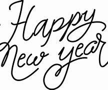 Image result for Happy New Year Word Art PNG